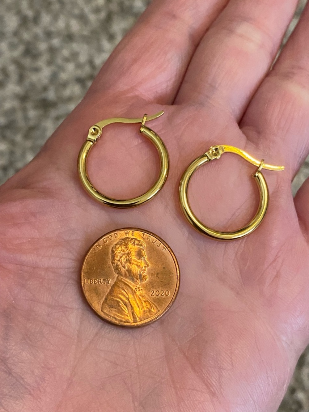 Classic Gold Hoop Earrings - Small Gold Hoops